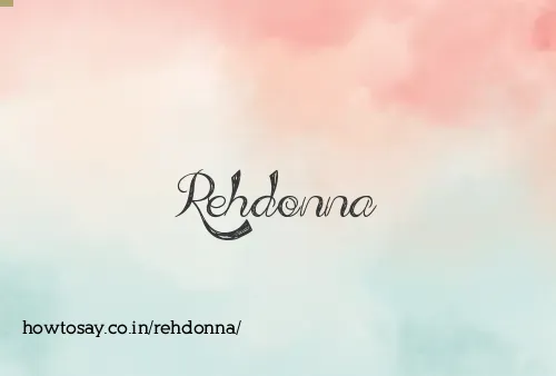 Rehdonna