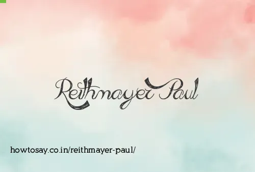 Reithmayer Paul