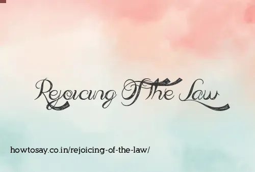Rejoicing Of The Law