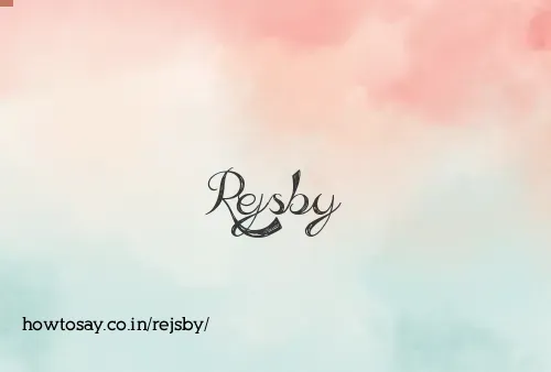 Rejsby