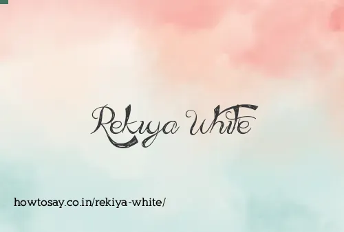 Rekiya White