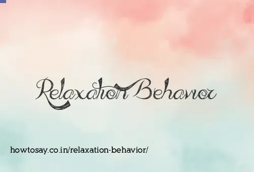 Relaxation Behavior
