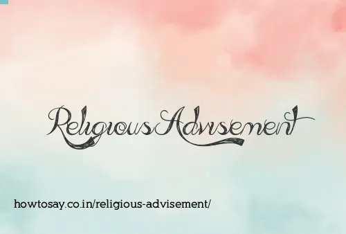 Religious Advisement