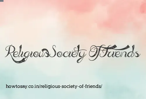 Religious Society Of Friends