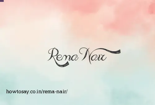 Rema Nair