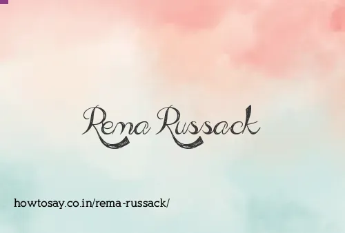 Rema Russack
