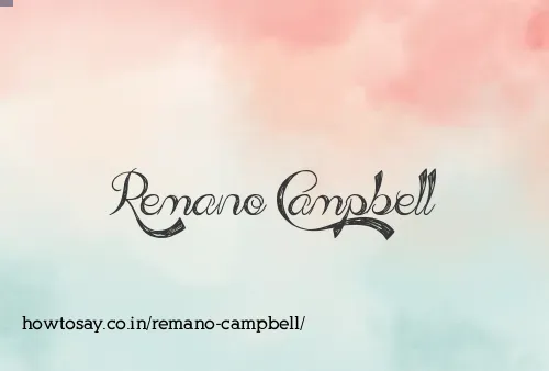 Remano Campbell