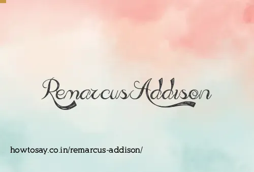 Remarcus Addison