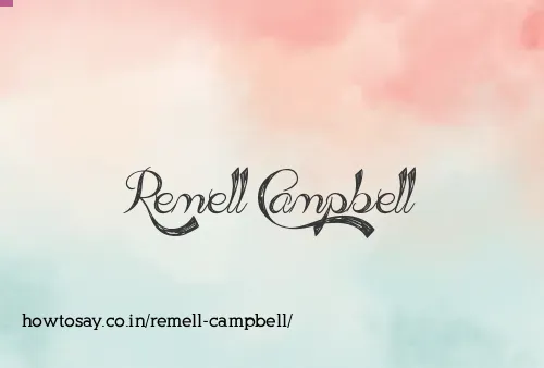 Remell Campbell