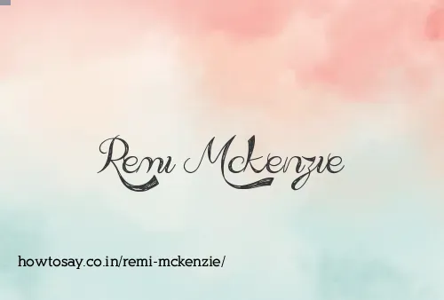 Remi Mckenzie