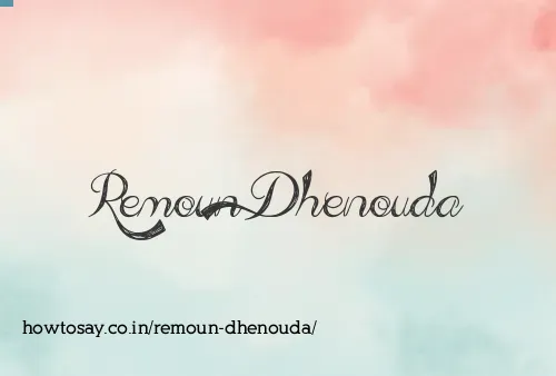 Remoun Dhenouda