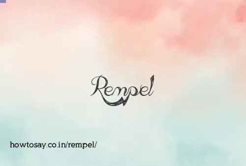 Rempel