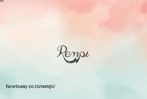 Rempi