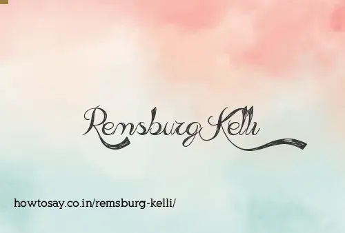 Remsburg Kelli