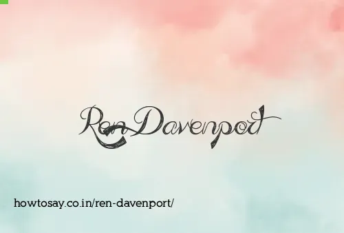 Ren Davenport