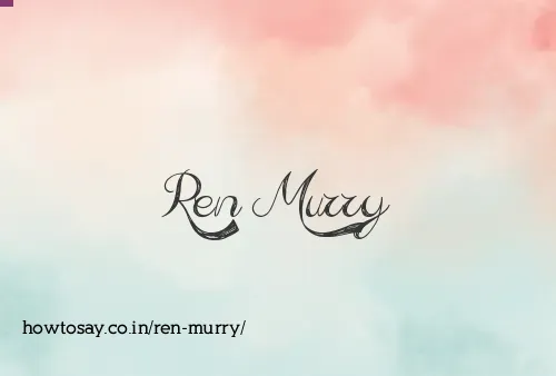 Ren Murry