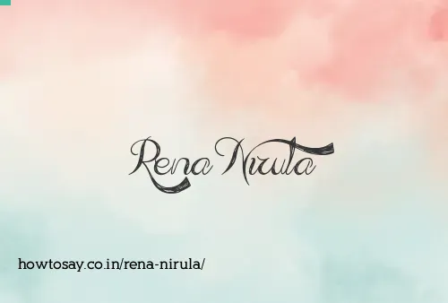 Rena Nirula