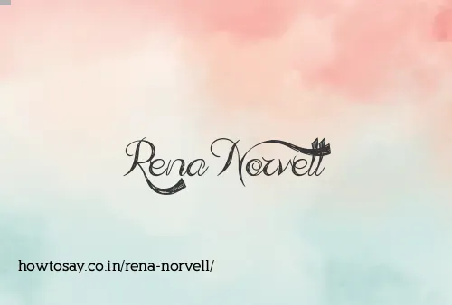 Rena Norvell