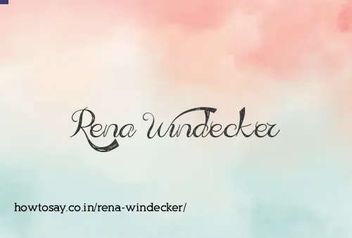 Rena Windecker