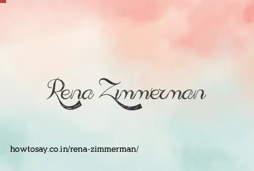 Rena Zimmerman