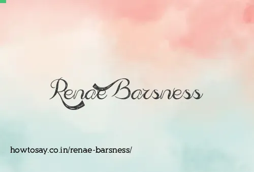 Renae Barsness
