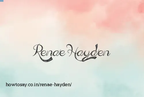 Renae Hayden
