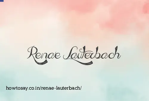 Renae Lauterbach