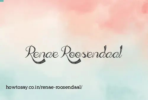 Renae Roosendaal
