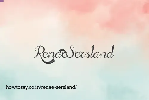 Renae Sersland