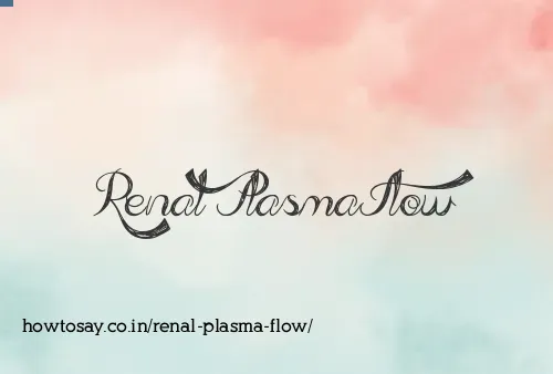 Renal Plasma Flow