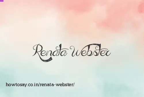 Renata Webster