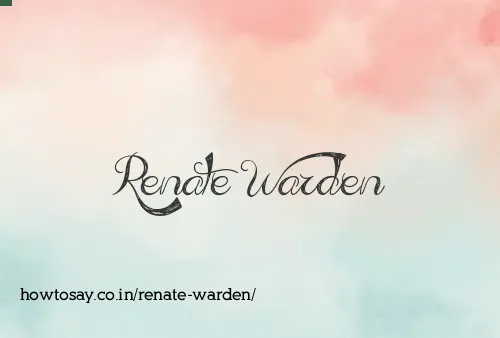Renate Warden