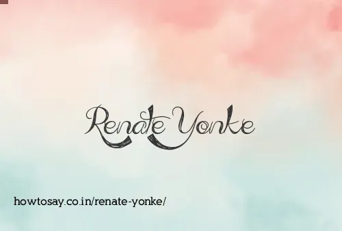 Renate Yonke