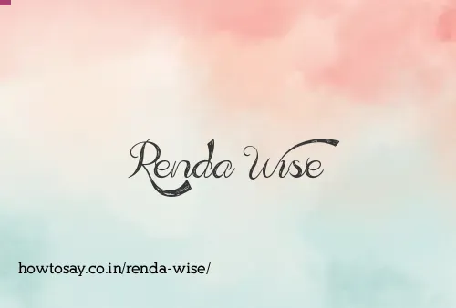 Renda Wise