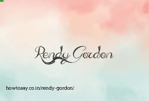 Rendy Gordon
