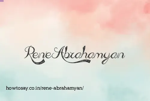 Rene Abrahamyan