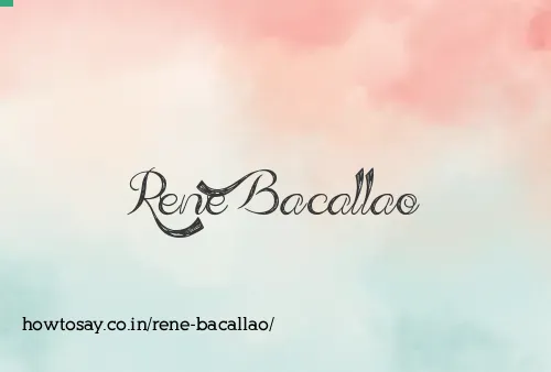 Rene Bacallao