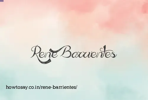 Rene Barrientes