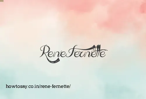 Rene Fernette