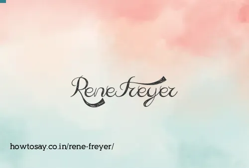 Rene Freyer