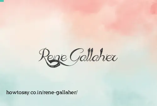 Rene Gallaher