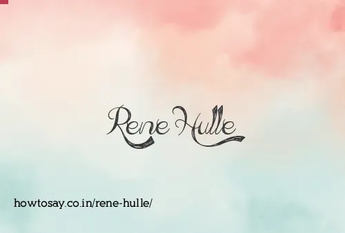Rene Hulle