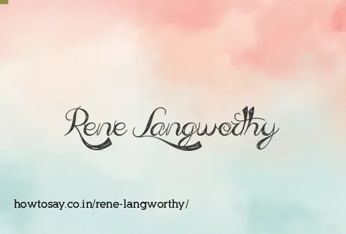 Rene Langworthy