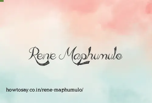 Rene Maphumulo