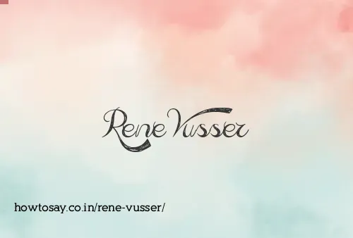 Rene Vusser