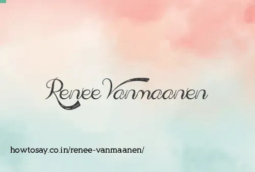 Renee Vanmaanen