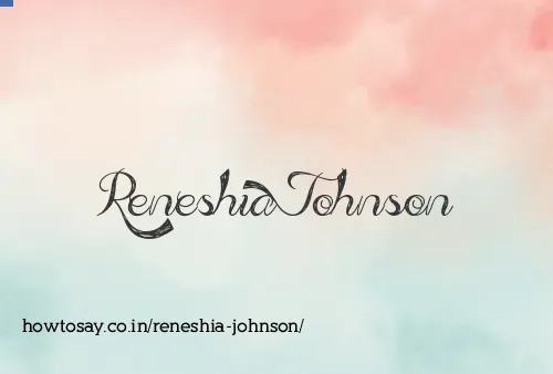 Reneshia Johnson