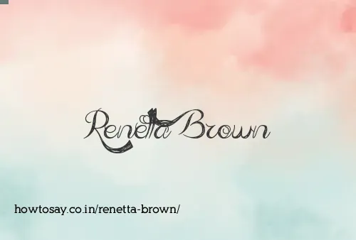 Renetta Brown