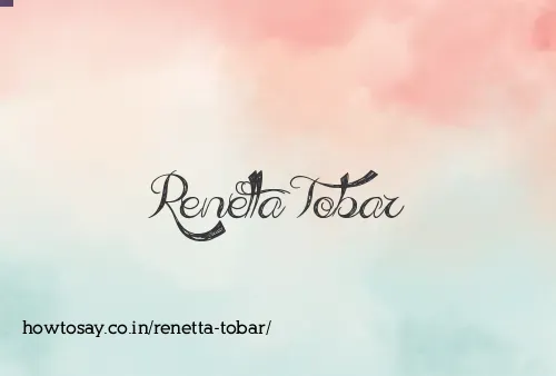 Renetta Tobar