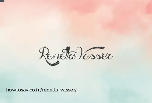 Renetta Vasser